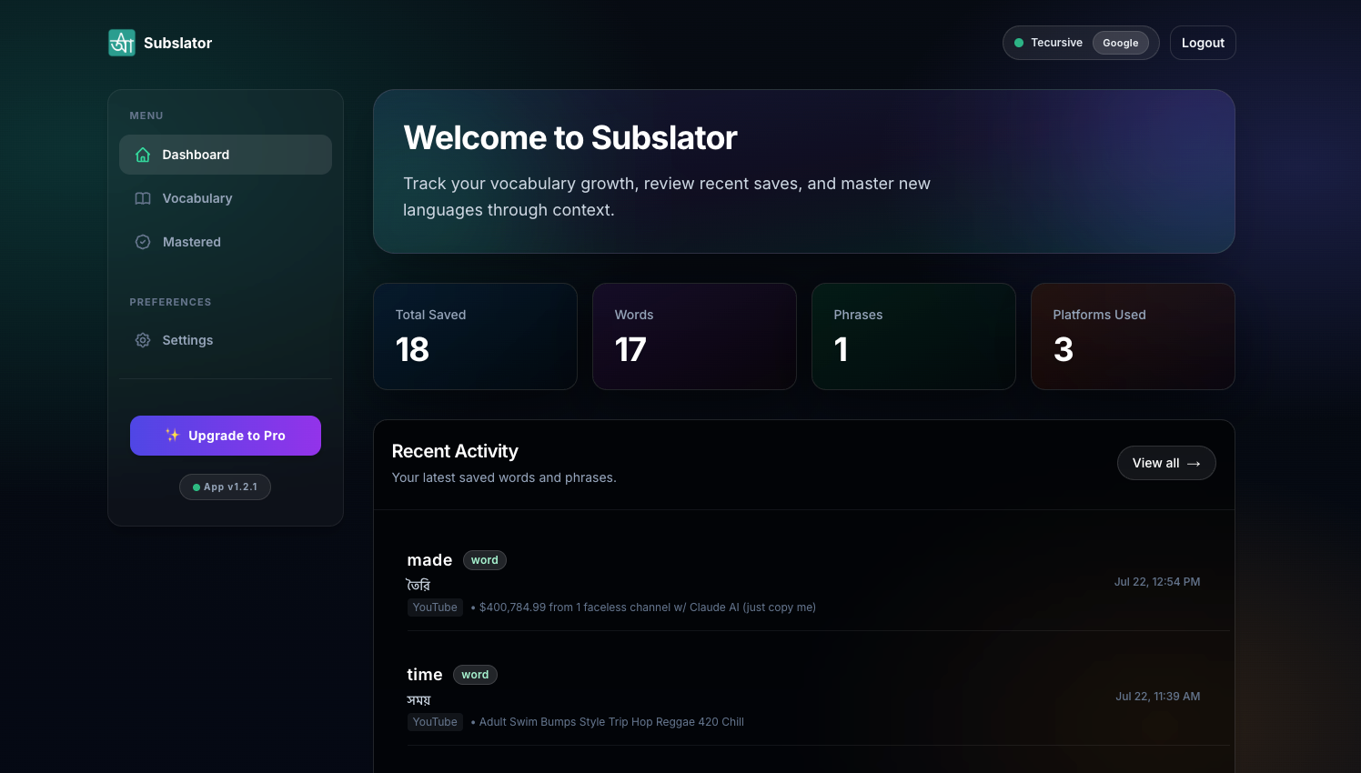Dashboard